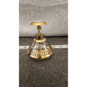 Vintage DeVilbiss Perfume Atomizer Bottle Gold Leaf Glass Made‎ West Germany